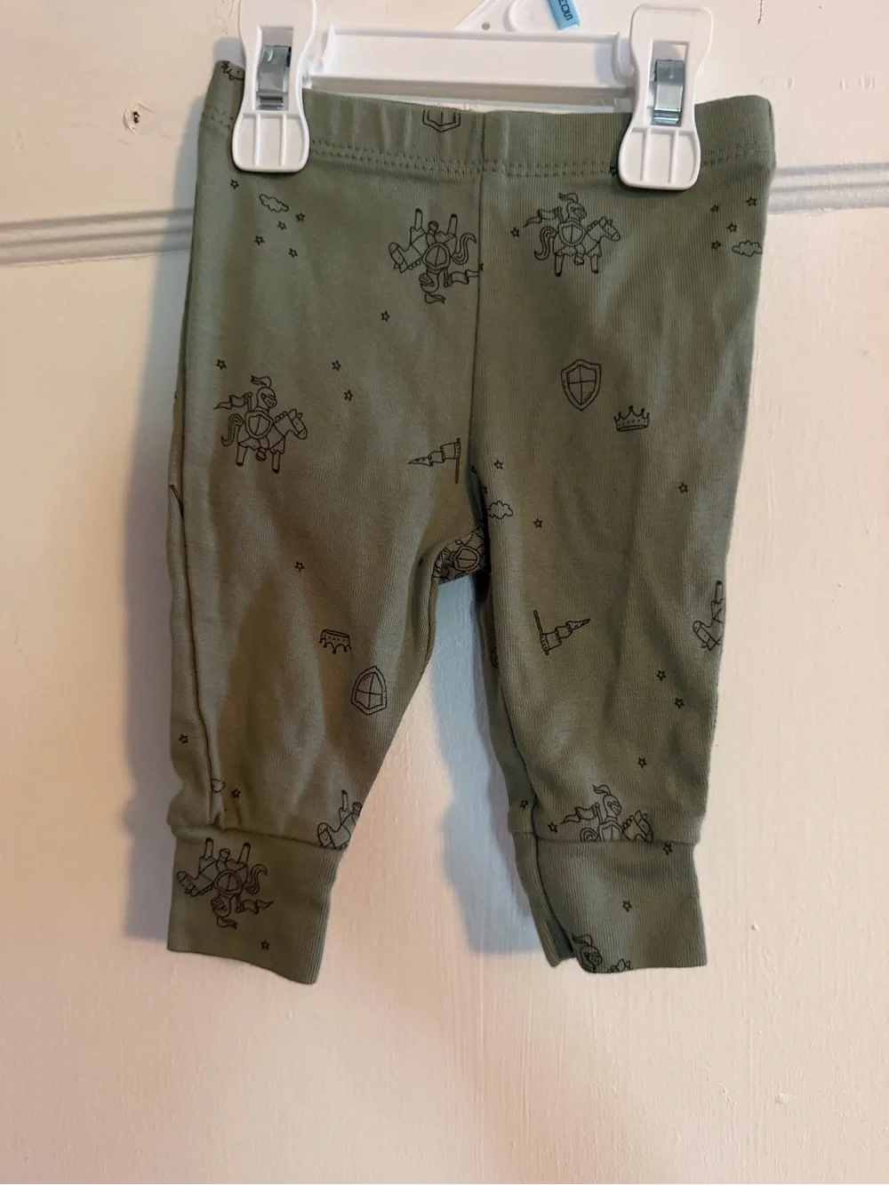 Green Dragon Appliqué Baby set